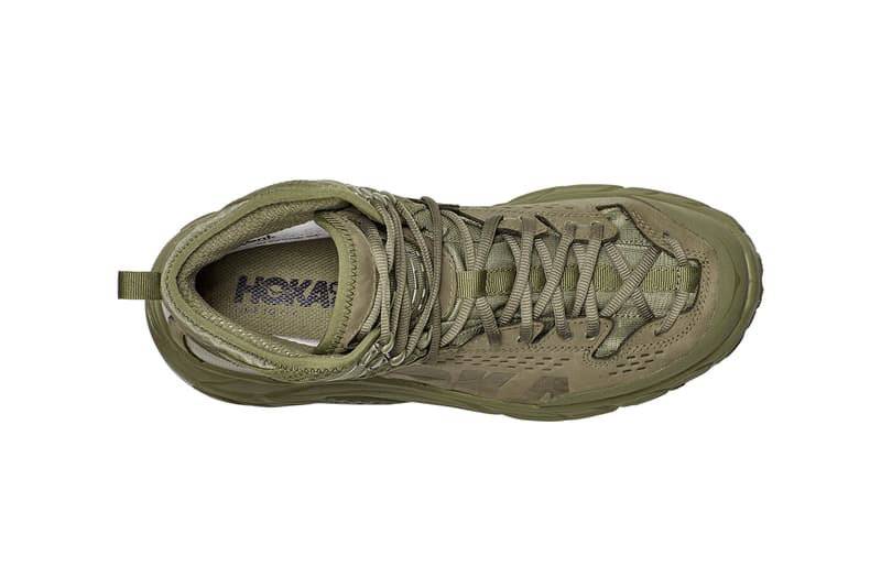 HOKA ONE ONE TOR ULTRA HI 2 WP Olive, Taupe Drop simply burnt colorway release date info japan november 1 2019 boot sneaker hiking trail trek