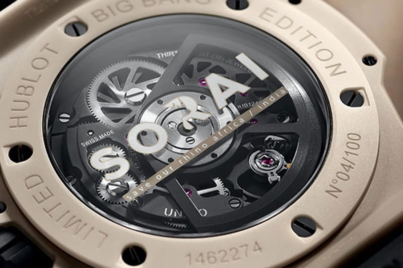 Hublot Big Bang Unico SORAI Release Rhino Conservation watches swiss made swiss watch poaching hunting ivory news wristwatches 