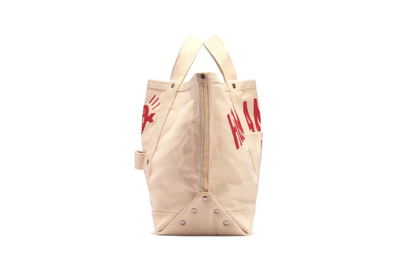 HUMAN MADE High Oz Canvas Tote Bag cream beige undyed neutral off white bags accessories nigo gears for futuristic teenagers dry alls