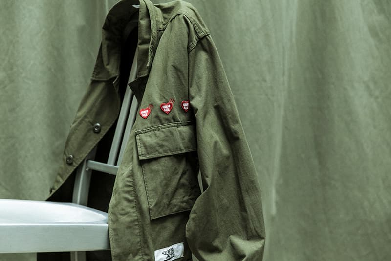 HUMAN MADE WTAPS 2019 Capsule collection collaboration tetsu nishiyama nigo gears for futuristic teenagers military utility vintage retro slub