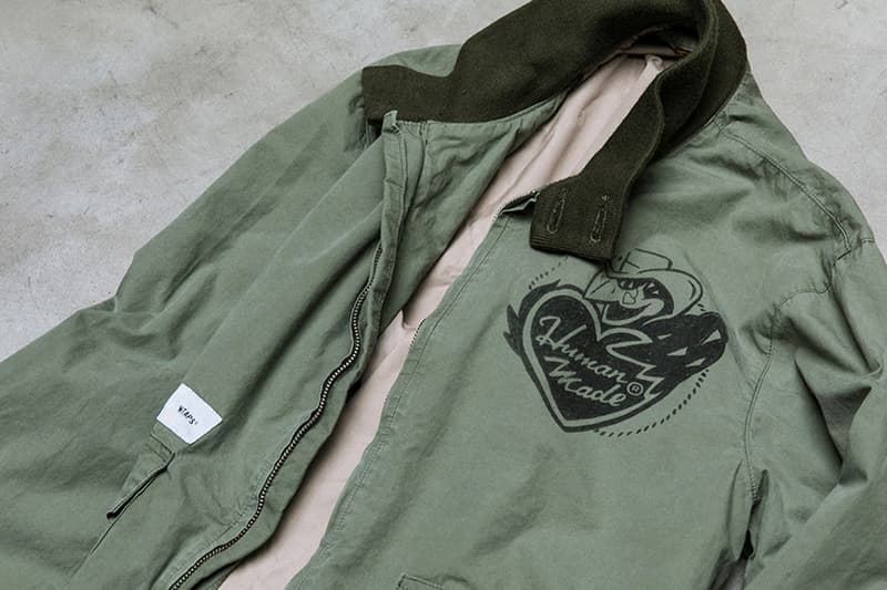 HUMAN MADE WTAPS 2019 Capsule collection collaboration tetsu nishiyama nigo gears for futuristic teenagers military utility vintage retro slub