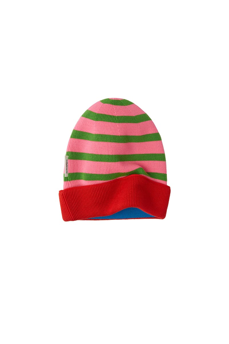 Jacob Dahlgren x Acne Studios Fall Winter 2019 FW19 Capsule Collection Stripes Sweater Scarf Hat Beanie Seasonal Drop Cold Weather Blankets Wallpaper Homeware 