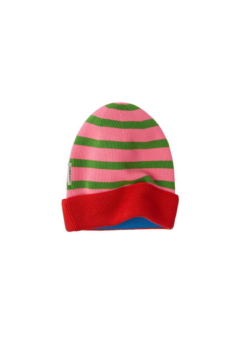 Jacob Dahlgren x Acne Studios Fall Winter 2019 FW19 Capsule Collection Stripes Sweater Scarf Hat Beanie Seasonal Drop Cold Weather Blankets Wallpaper Homeware