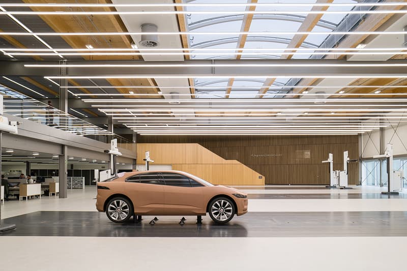 Look Inside Jaguar New 39,000 Square Foot Design Studio Clay Modeling Sustainable Solar Panels Build Plates Automotive