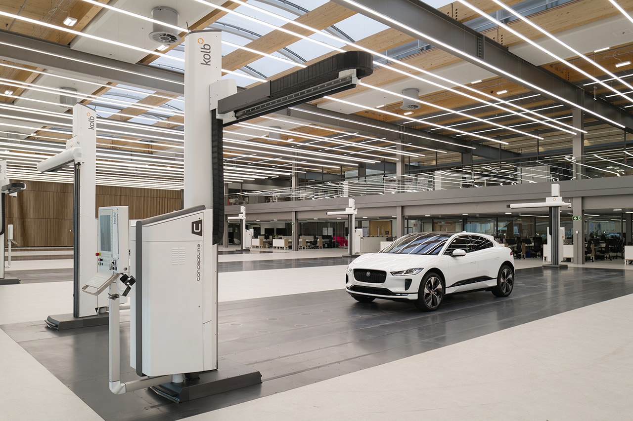 Look Inside Jaguar New 39,000 Square Foot Design Studio Clay Modeling Sustainable Solar Panels Build Plates Automotive 