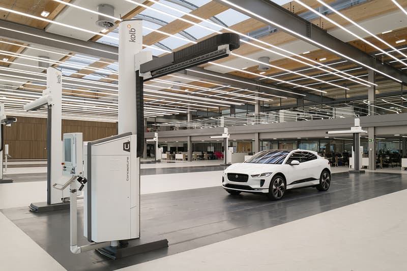 Look Inside Jaguar New 39,000 Square Foot Design Studio Clay Modeling Sustainable Solar Panels Build Plates Automotive