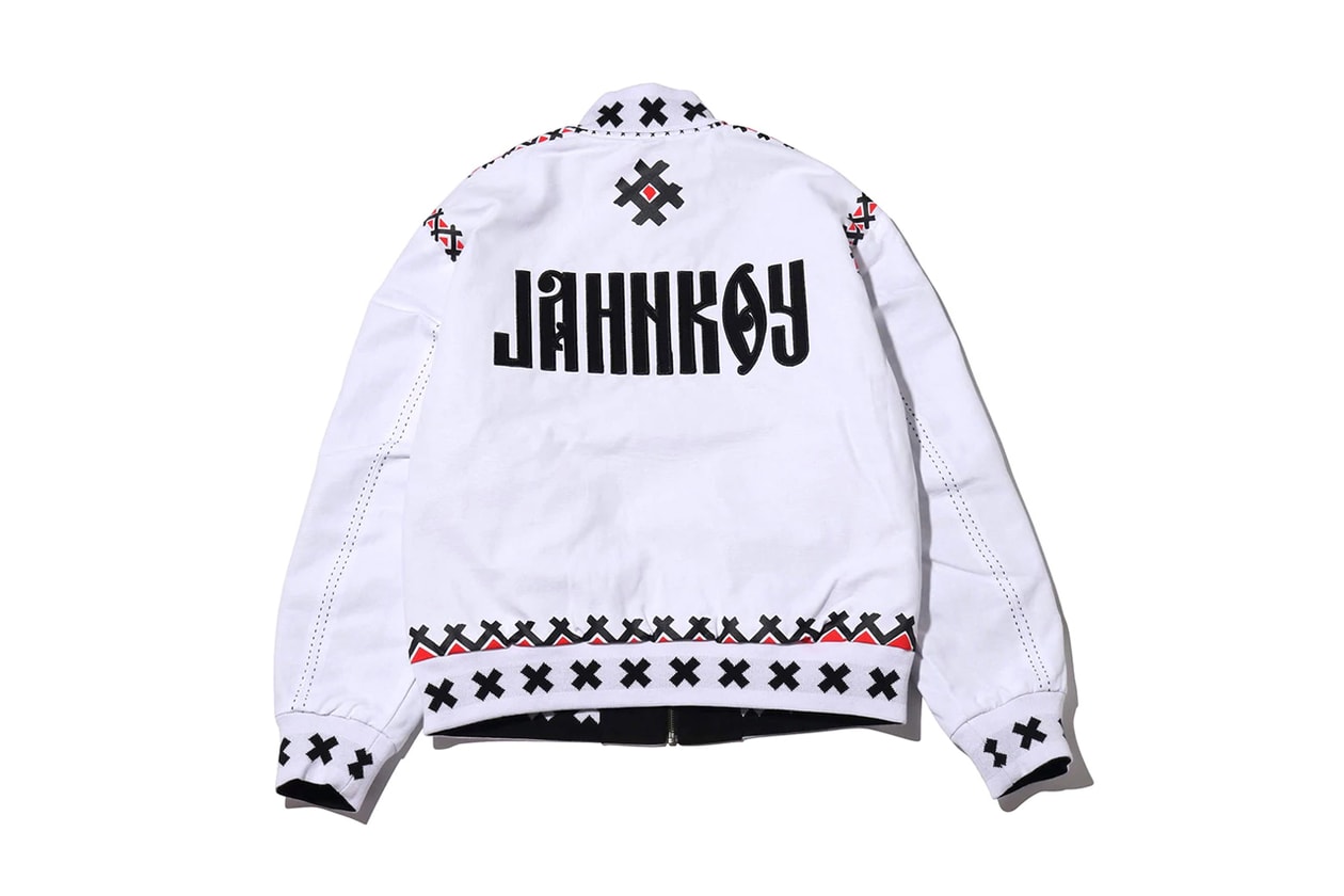 jahnkoy puma alteration rs x knit artist folk art white yellow green black red flower print collaboration clothing collection sneaker shoe footwear release date info buy drop