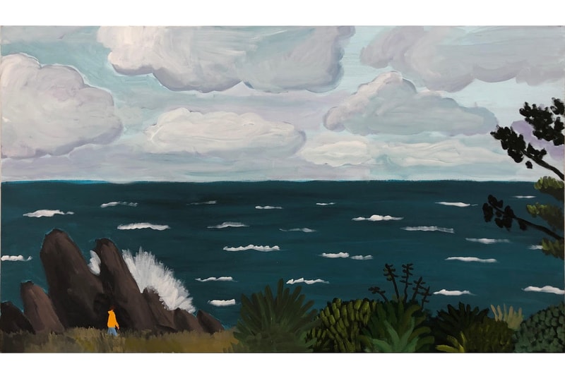 jean jullien lesconil exhibition nanzuka undergound tokyo japan paintings apparel collaborations editions