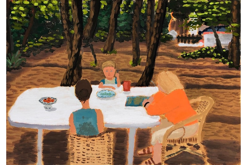 jean jullien lesconil exhibition nanzuka undergound tokyo japan paintings apparel collaborations editions