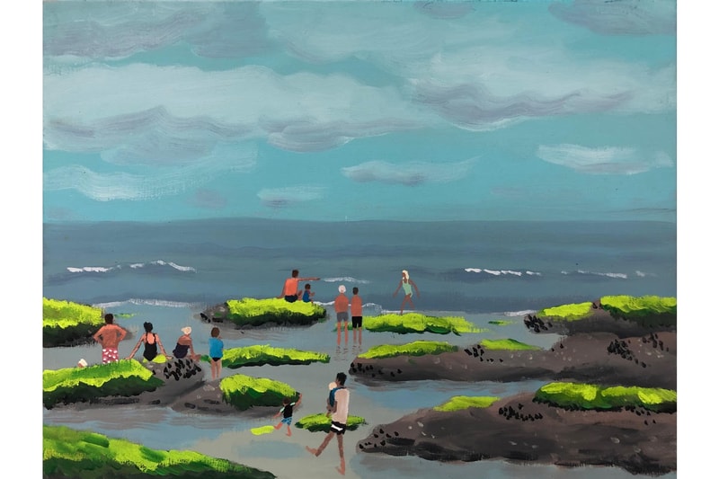 jean jullien lesconil exhibition nanzuka undergound tokyo japan paintings apparel collaborations editions
