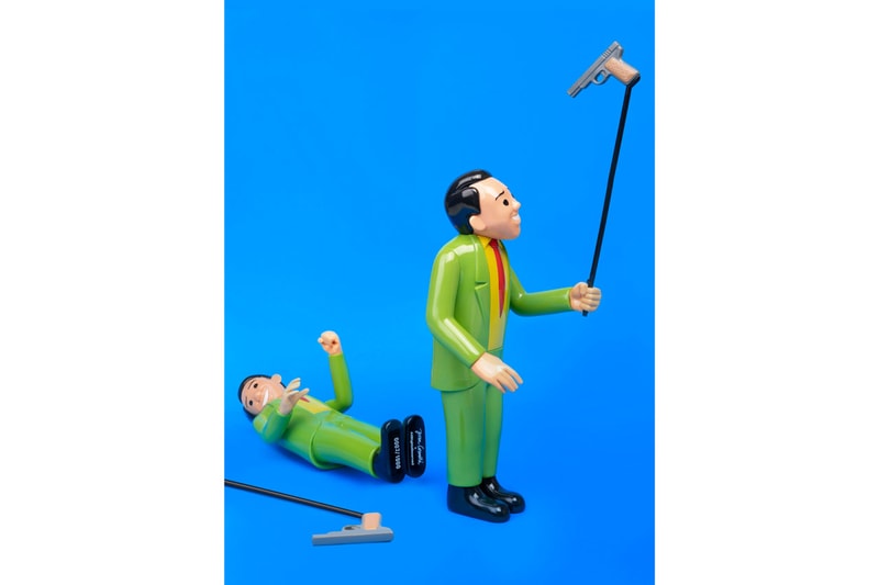 Joan Cornellà 'SELFIE GUN' Vinyl Figure Black Green Red Yellow 