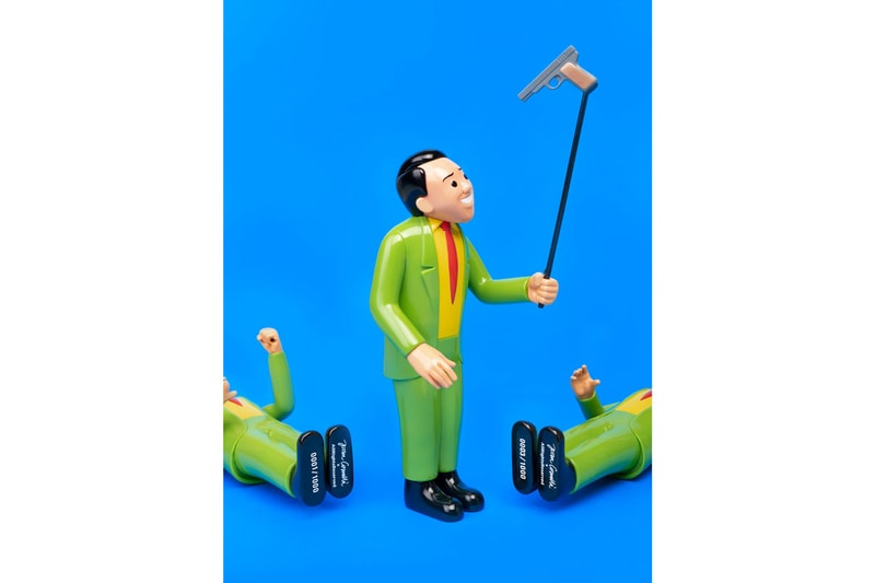 Joan Cornellà 'SELFIE GUN' Vinyl Figure Black Green Red Yellow 