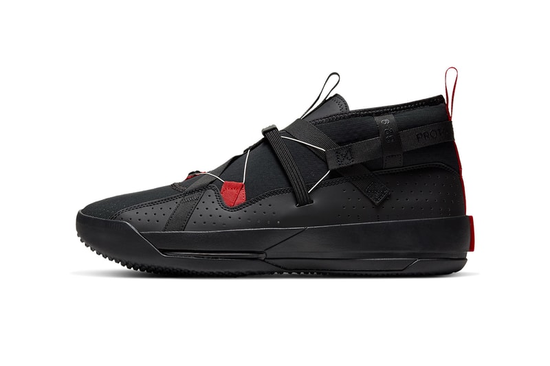 jordan proto 32 9 black red air 33 release date info photos CN5747 001 black university red white