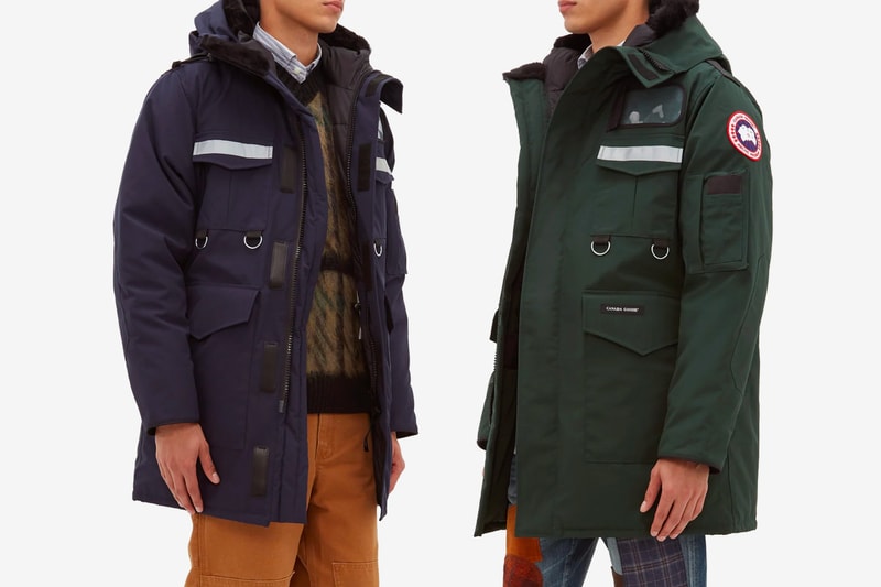 Junya Watanabe Canada Goose Four Pocket Coat technical progressive fabrics hand warmers snow gaiters jackets outerwear arctic waterproof polar