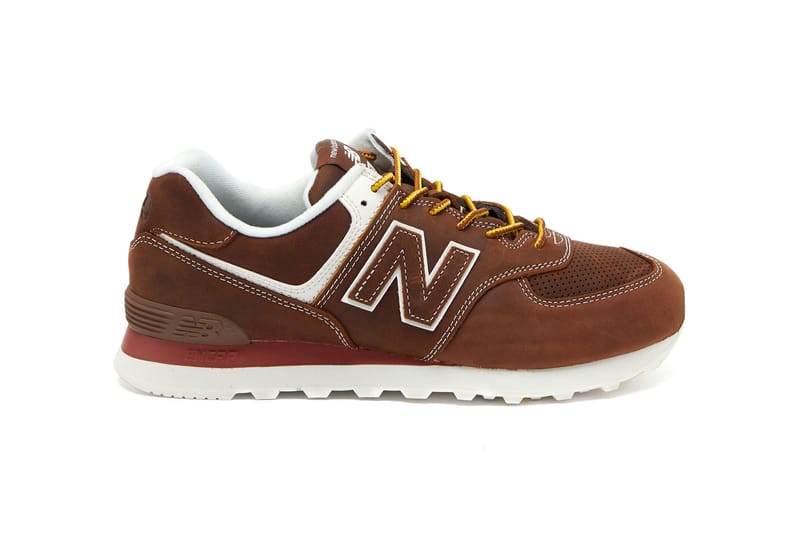 brown suede new balance shoes