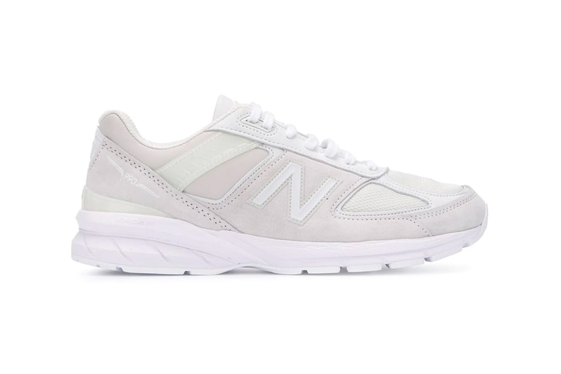 Junya Watanabe MAN Comme des garcons New Balance 990 white calf leather pigskin suede sneakers footwear shoes silhouette runners trainers