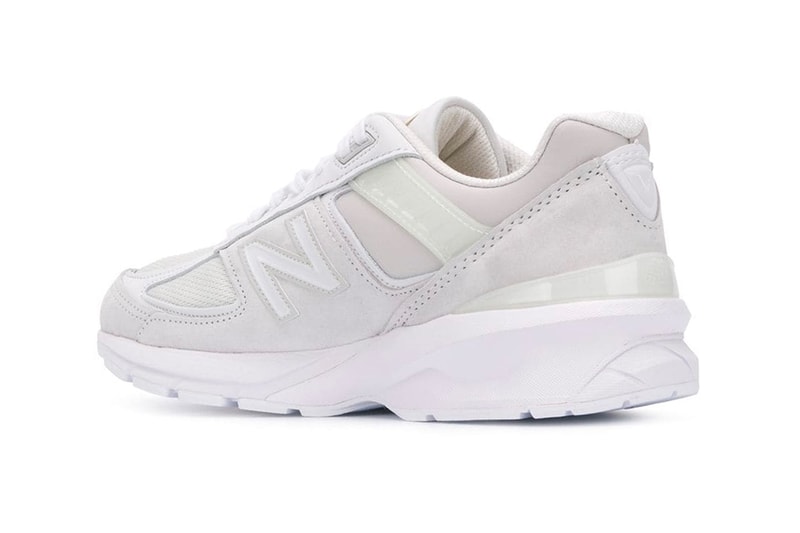 Junya Watanabe MAN Comme des garcons New Balance 990 white calf leather pigskin suede sneakers footwear shoes silhouette runners trainers