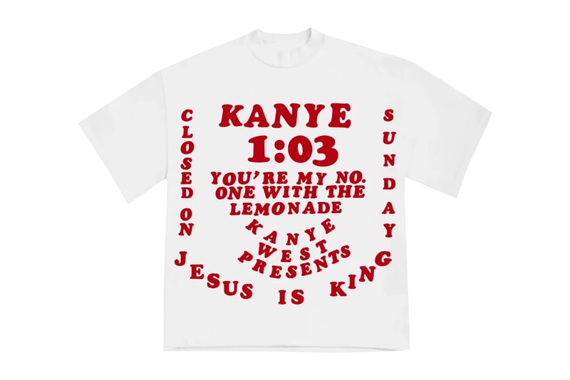 Kanye West x CPFM 'Jesus Is King' Merch Release info cactus plant fleat market yeezy garments bible verses chick-fil-a "closed on sunday" "on god" lyrics 