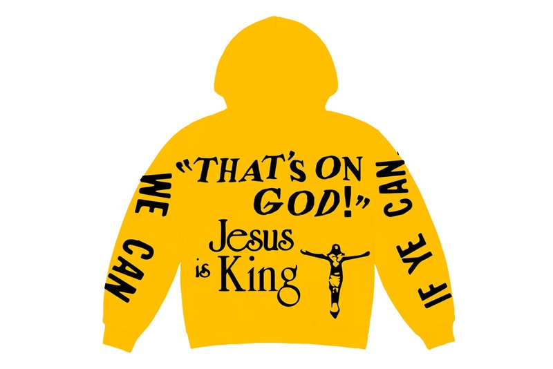 Kanye West x CPFM 'Jesus Is King' Merch Release info cactus plant fleat market yeezy garments bible verses chick-fil-a "closed on sunday" "on god" lyrics 