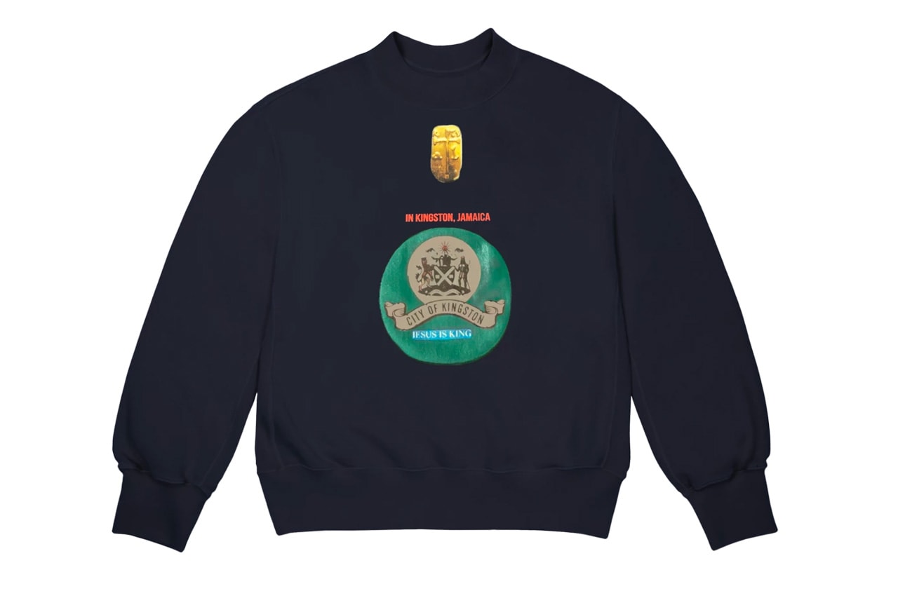 Kanye West 'Jesus Is King' Kingston Jamaica Sunday Service Merchandise release info drop date yeezy fabrics t-shirts longsleeves crewneck hat humming bird