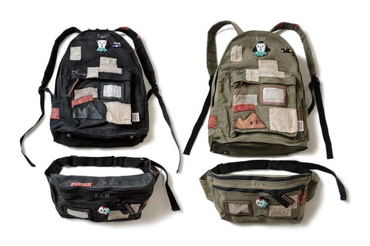 KAPITAL Drops Patched-Up Two-In-One Military Rucksack