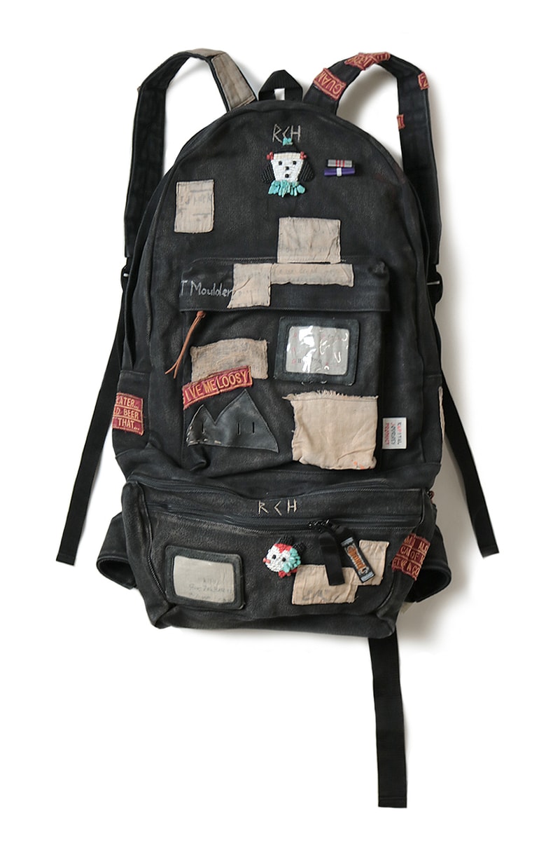 KAPITAL Patchwork Army Rucksack pouch fanny pack backpack military patches functional utility surplus bags accessories Japanese detach