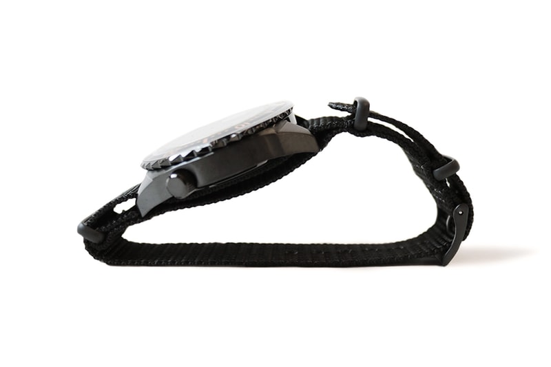 KAPITAL Rain Smile Divers Watch nato strap seiko sbdx face second tracker ripstop nylon black double eye accessories timepiece collectible