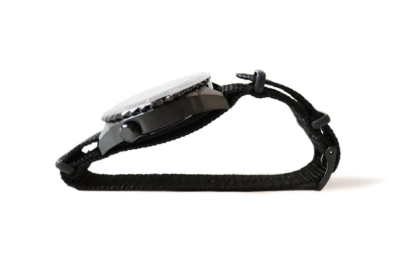 KAPITAL Rain Smile Divers Watch nato strap seiko sbdx face second tracker ripstop nylon black double eye accessories timepiece collectible