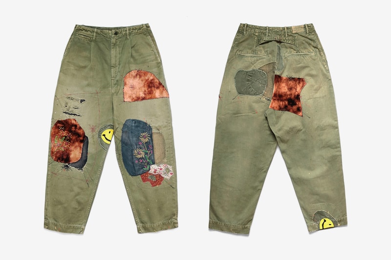 KAPITAL Wig High Waist Neem Pants Gypsy Patch Remake patchwork trousers cargo reconstructed deconstructed one of one unique handmade Release Info Date