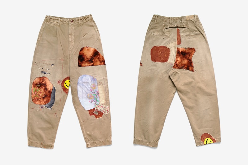KAPITAL Wig High Waist Neem Pants Gypsy Patch Remake patchwork trousers cargo reconstructed deconstructed one of one unique handmade Release Info Date
