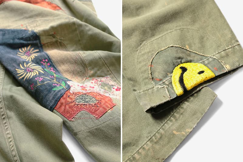 KAPITAL Wig High Waist Neem Pants Gypsy Patch Remake patchwork trousers cargo reconstructed deconstructed one of one unique handmade Release Info Date