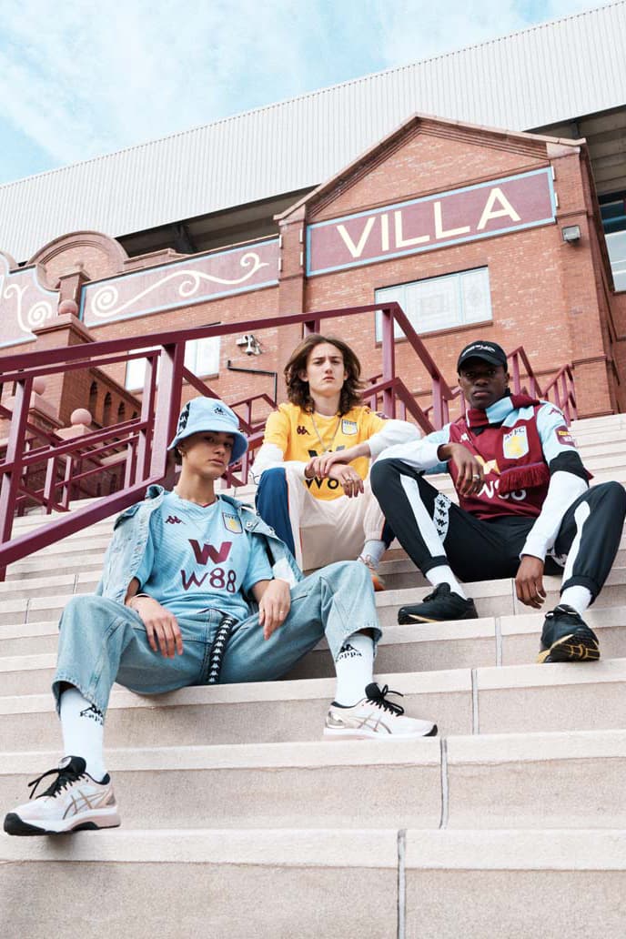 Kappa's 2019/20 Aston Villa Kit Lookbook football soccer jerseys england uk premier league pitch to the streets