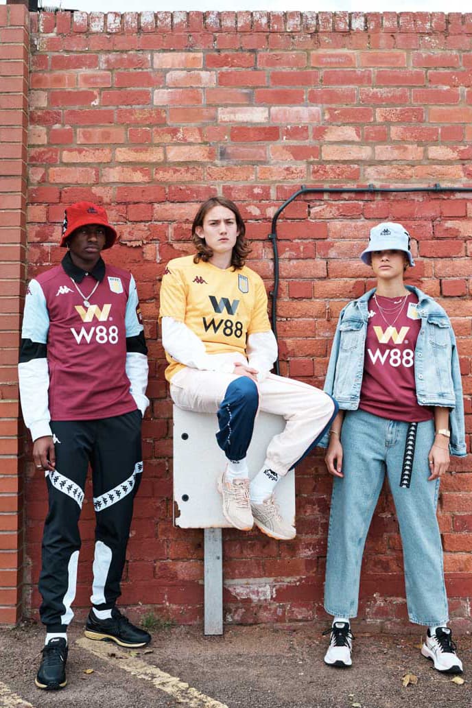 Kappa's 2019/20 Aston Villa Kit Lookbook football soccer jerseys england uk premier league pitch to the streets