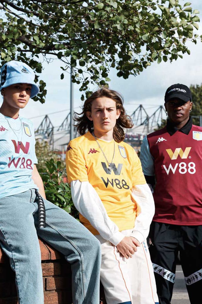 Kappa's 2019/20 Aston Villa Kit Lookbook football soccer jerseys england uk premier league pitch to the streets