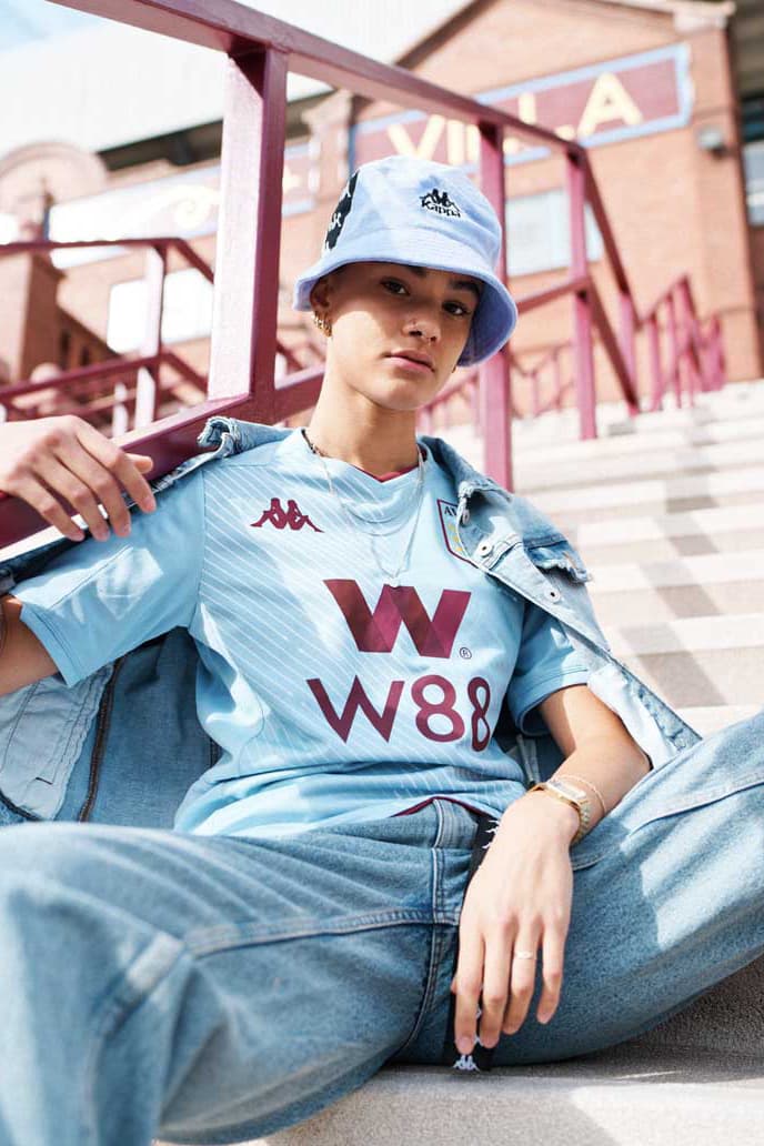 Kappa's 2019/20 Aston Villa Kit Lookbook football soccer jerseys england uk premier league pitch to the streets