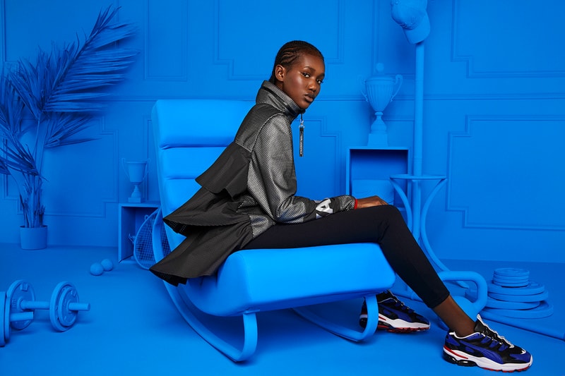 Karl Lagerfeld x PUMA Fall/Winter 2019 Collaboration Collection Sneakers Apparel Footwear Roma CELL Alien Trackpants Track Jacket Hoodies Accessories T-Shirts
