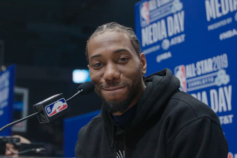 Kawhi Leonard Seeks "What It Do Baby" Trademark nba fun guy basketball la clippers Toronto raptors City views over interviews new balance footwear clothing 