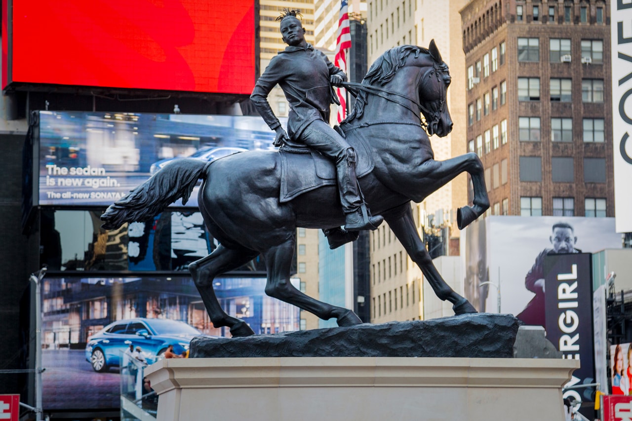 kehinde wiley times square public sculpture confederate monuments rumors of war