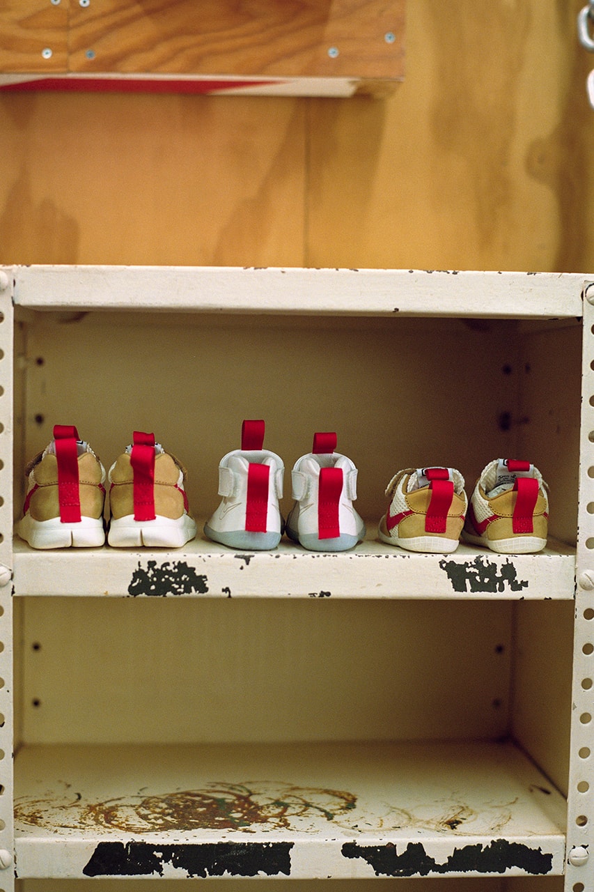 Tom Sachs Nike Mars Yard 2.0 Overshoe Drop Kids Sizing Crib Toddler Space Art Design Velcro Performance