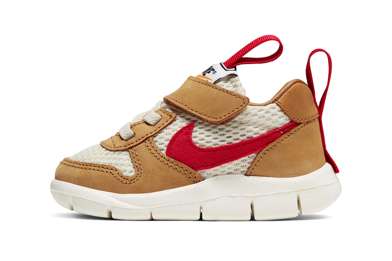 Tom Sachs Nike Mars Yard 2.0 Overshoe Drop Kids Sizing Crib Toddler Space Art Design Velcro Performance