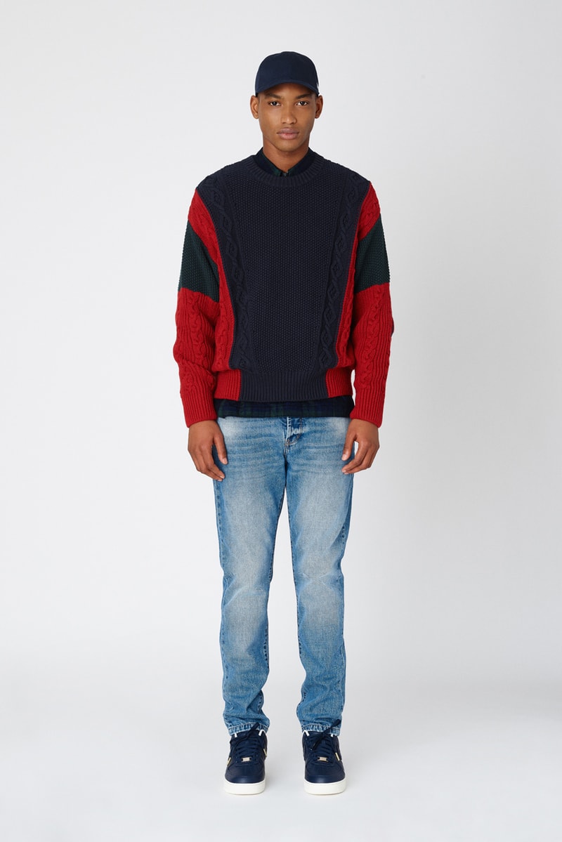 kith fall 2 collection lookbook delivery release date clarks collaboration mercer pant kimono blazer jacket combo knit adam sweatshirts ryan cable knit sweater snow wash corduroy double pocket hoodie laight jacket 