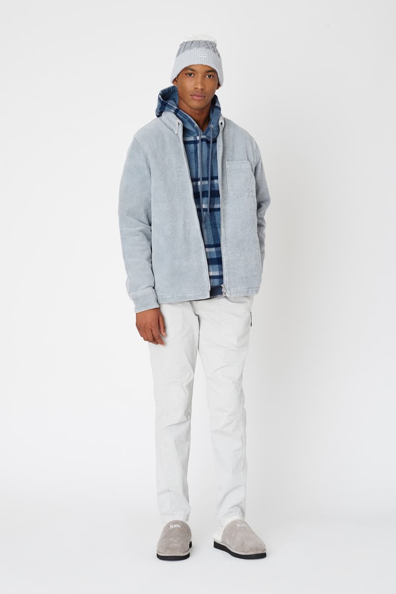 kith fall 2 collection lookbook delivery release date clarks collaboration mercer pant kimono blazer jacket combo knit adam sweatshirts ryan cable knit sweater snow wash corduroy double pocket hoodie laight jacket 