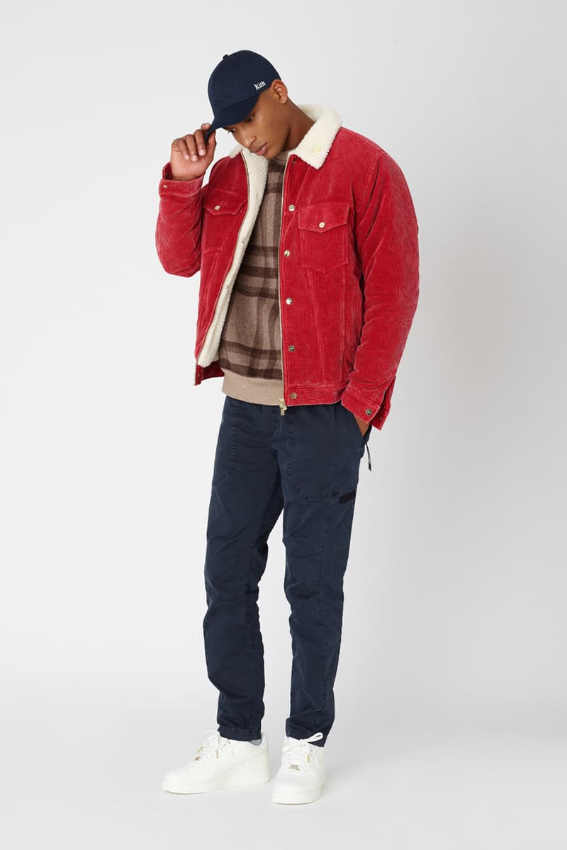 kith fall 2 collection lookbook delivery release date clarks collaboration mercer pant kimono blazer jacket combo knit adam sweatshirts ryan cable knit sweater snow wash corduroy double pocket hoodie laight jacket