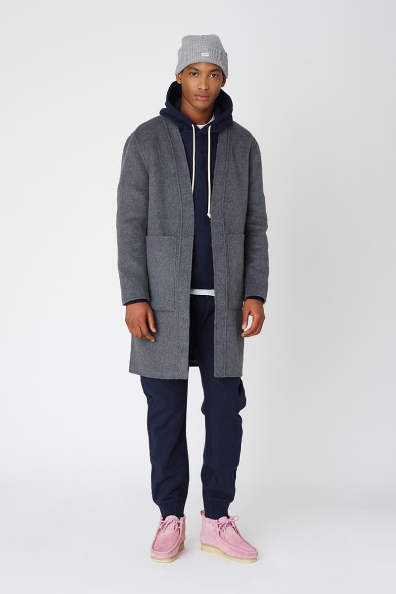 kith fall 2 collection lookbook delivery release date clarks collaboration mercer pant kimono blazer jacket combo knit adam sweatshirts ryan cable knit sweater snow wash corduroy double pocket hoodie laight jacket