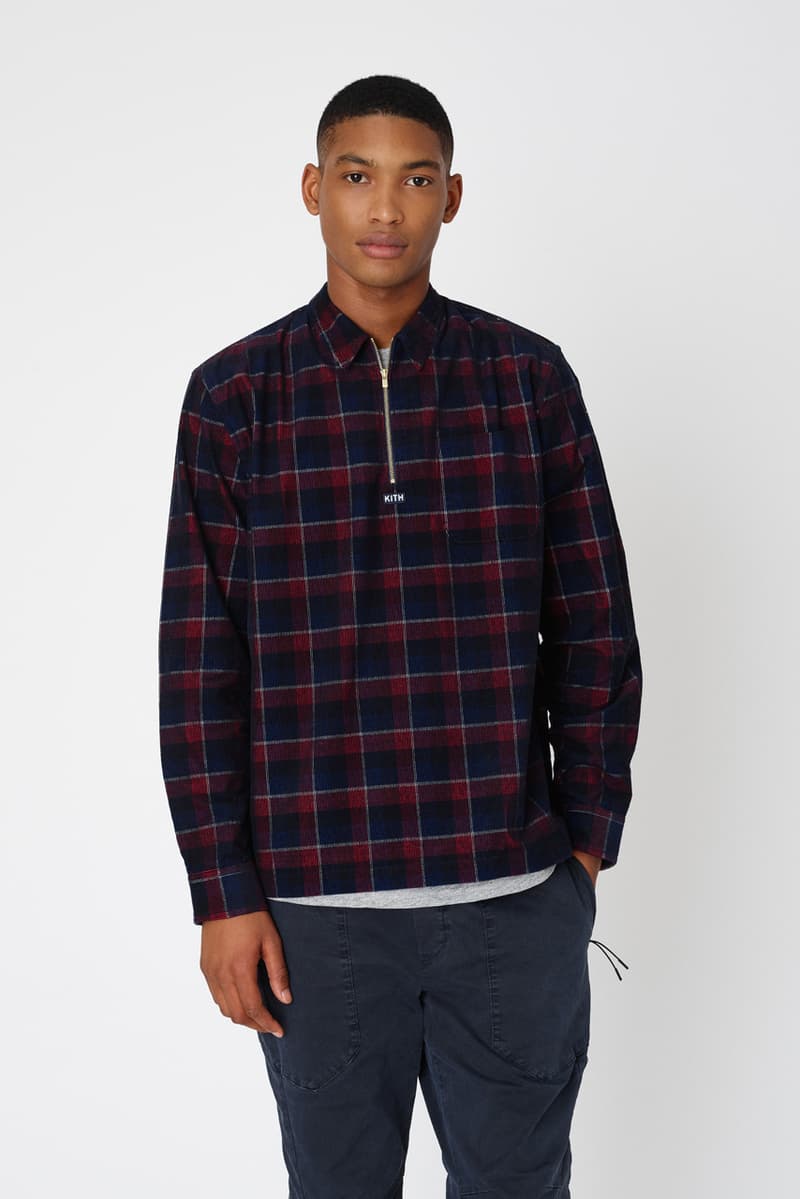 kith fall 2 collection lookbook delivery release date clarks collaboration mercer pant kimono blazer jacket combo knit adam sweatshirts ryan cable knit sweater snow wash corduroy double pocket hoodie laight jacket