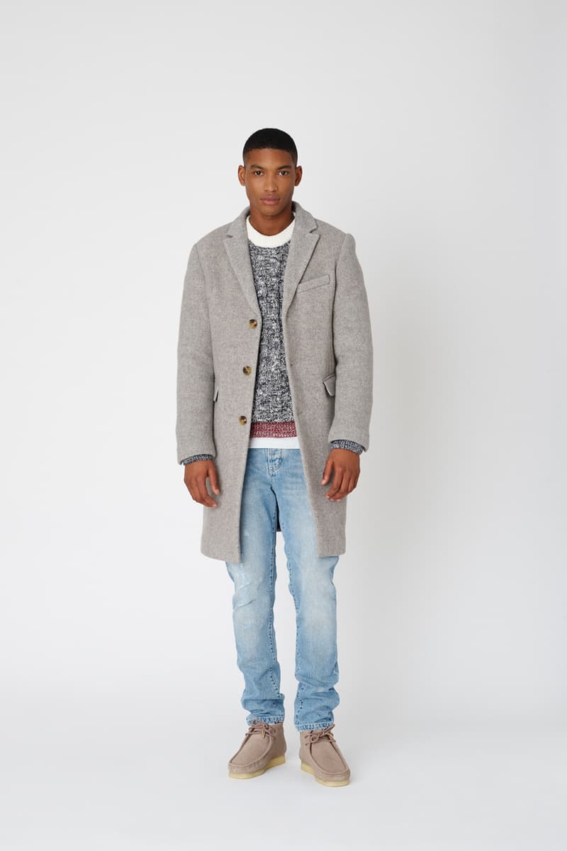 kith fall 2 collection lookbook delivery release date clarks collaboration mercer pant kimono blazer jacket combo knit adam sweatshirts ryan cable knit sweater snow wash corduroy double pocket hoodie laight jacket