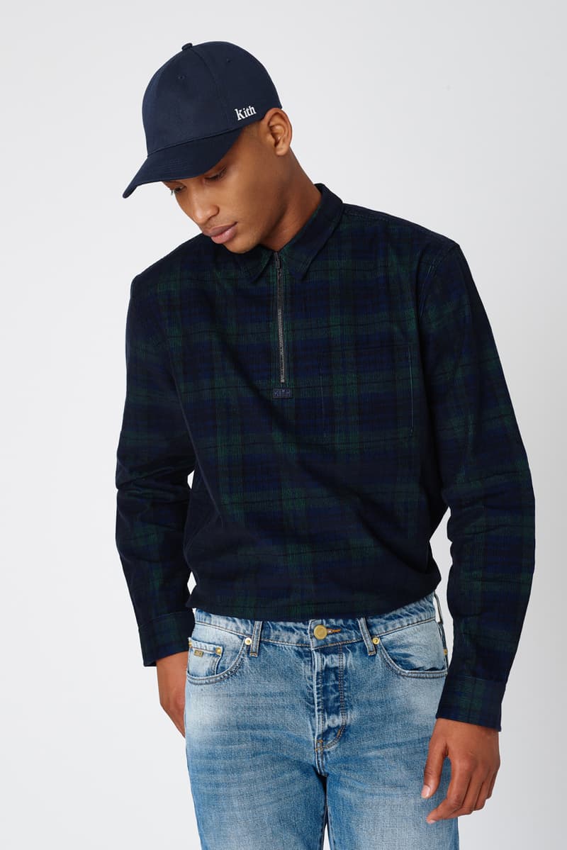 kith fall 2 collection lookbook delivery release date clarks collaboration mercer pant kimono blazer jacket combo knit adam sweatshirts ryan cable knit sweater snow wash corduroy double pocket hoodie laight jacket
