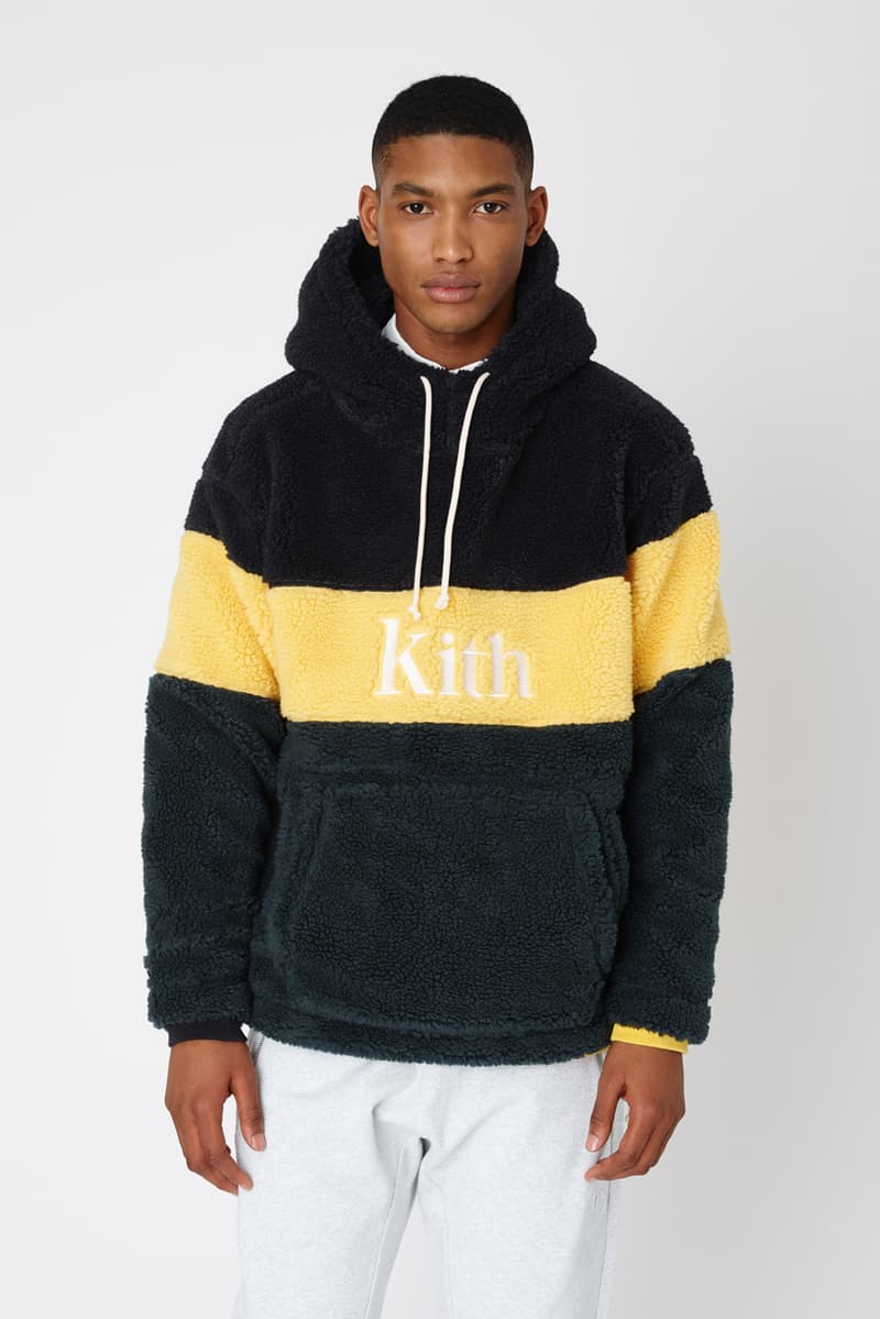 kith fall 2 collection lookbook delivery release date clarks collaboration mercer pant kimono blazer jacket combo knit adam sweatshirts ryan cable knit sweater snow wash corduroy double pocket hoodie laight jacket 