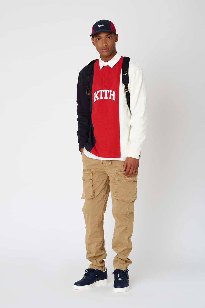kith fall 2 collection lookbook delivery release date clarks collaboration mercer pant kimono blazer jacket combo knit adam sweatshirts ryan cable knit sweater snow wash corduroy double pocket hoodie laight jacket