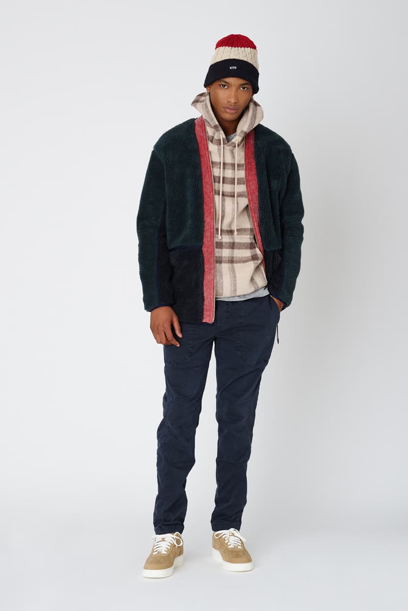 kith fall 2 collection lookbook delivery release date clarks collaboration mercer pant kimono blazer jacket combo knit adam sweatshirts ryan cable knit sweater snow wash corduroy double pocket hoodie laight jacket